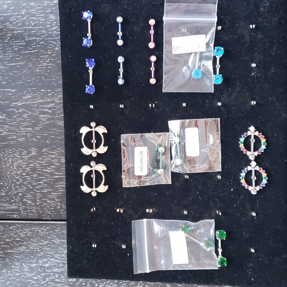 Asst Nipple rings